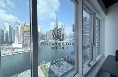 مكتب - استوديو للايجار في برج تشرشل للأعمال - أبراج تشرشل - الخليج التجاري - دبي