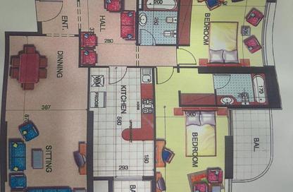 Apartment - 2 Bedrooms - 2 Bathrooms for rent in Al Majaz 1 - Al Majaz - Sharjah