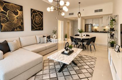 Apartment - 1 - 2 for rent in Damac Heights - Dubai Marina - Dubai