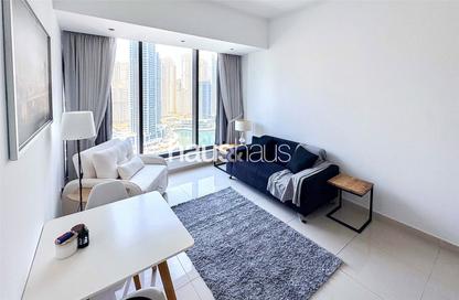 Apartment - 1 Bedroom - 2 Bathrooms for rent in Silverene Tower B - Silverene - Dubai Marina - Dubai