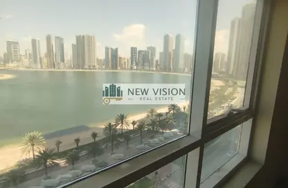 Apartment - 3 Bedrooms - 3 Bathrooms for rent in Al Khan Corniche - Al Khan - Sharjah