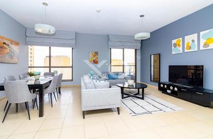 Apartment - 2 Bedrooms - 3 Bathrooms for rent in Shams 1 - Shams - Jumeirah Beach Residence - Dubai