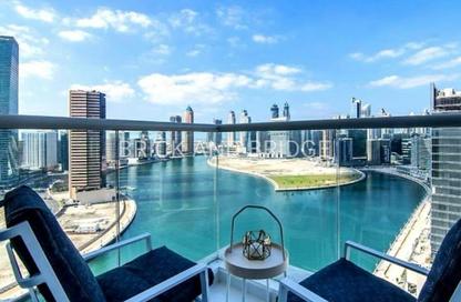 Apartment - Studio for rent in Damac Maison Prive B - Damac Maison Prive - Business Bay - Dubai