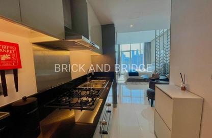 Apartment - Studio for rent in Damac Maison Prive B - Damac Maison Prive - Business Bay - Dubai