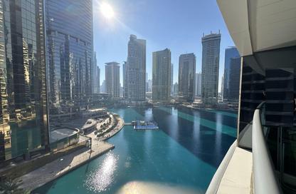 شقة - غرفة نوم - 2 حمامات للايجار في برج كونكورد - (JLT) مجمع H - أبراج بحيرات الجميرا - دبي