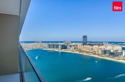 شقة - غرفة نوم - 1 حمام للايجار في جراند بلو تاور 1 - إعمار بيتشفرونت - دبي هاربور - دبي