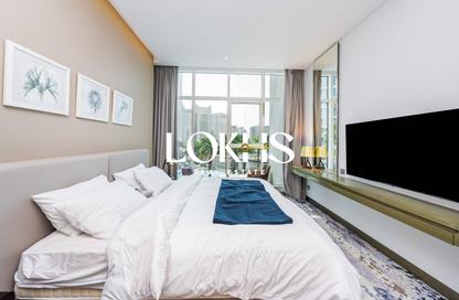 Apartment - Studio - 1 for rent in Damac Maison Prive B - Damac Maison Prive - Business Bay - Dubai