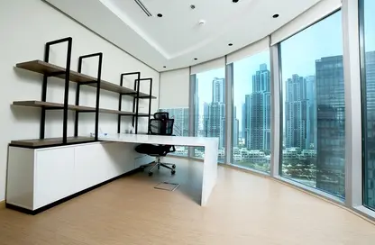 Office Space - Studio - 2 Bathrooms for rent in The Binary Tower - Business Bay - Dubai