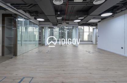 Office Space - Studio - 1 Bathroom for rent in Clover Bay Tower - Business Bay - Dubai