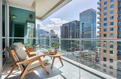 Apartment - 1 Bedroom - 2 Bathrooms for rent in The Waves Tower A - The Waves - Dubai Marina - Dubai