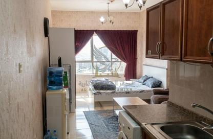 Apartment - Studio - 1 for rent in Orient Tower 1 - Orient Towers - Al Bustan - Ajman