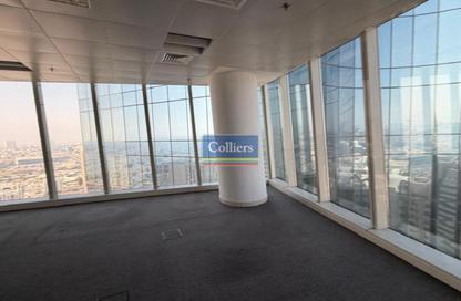 Office Space - Studio - 2 Bathrooms for rent in Shining Towers - Al Khalidiya - Abu Dhabi