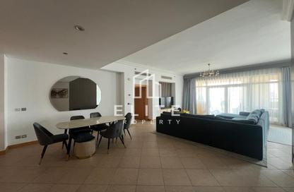 Apartment - 3 Bedrooms - 4 Bathrooms for rent in Al Haseer - Shoreline Apartments - Palm Jumeirah - Dubai