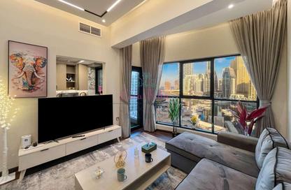 شقة - 2 غرف نوم - 2 حمامات للايجار في برج إسكان - دبي مارينا - دبي