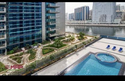 Apartment - Studio - 1 Bathroom for rent in Waves Tower - Business Bay - Dubai