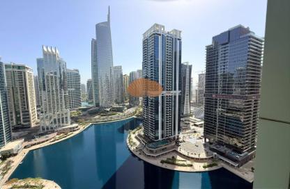 شقة - غرفة نوم - 2 حمامات للايجار في ليك سايد ريزيدنس - (JLT) مجمع A - أبراج بحيرات الجميرا - دبي