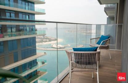 Apartment - 1 Bedroom - 1 Bathroom for rent in Beach Isle Tower 1 - Beach Isle - Emaar Beachfront - Dubai Harbour - Dubai