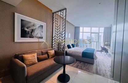 Apartment - Studio - 1 Bathroom for rent in Damac Maison Prive B - Damac Maison Prive - Business Bay - Dubai