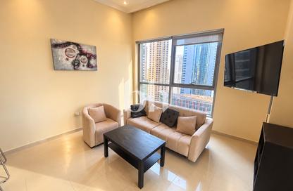 Apartment - 1 - 2 for rent in Bay Central Tower Central - Bay Central - Dubai Marina - Dubai