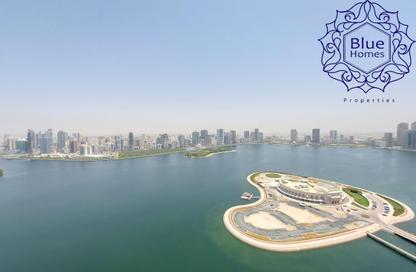 Apartment - 4 - 5 for rent in Blue Tower - Al Majaz 3 - Al Majaz - Sharjah