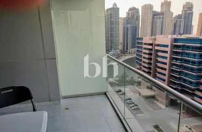 شقة - غرفة نوم - 2 حمامات للايجار في A - برج الأمواج - برج الأمواج - دبي مارينا - دبي