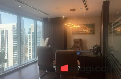 Office Space - Studio - 2 Bathrooms for rent in Opal Tower - Business Bay - Dubai