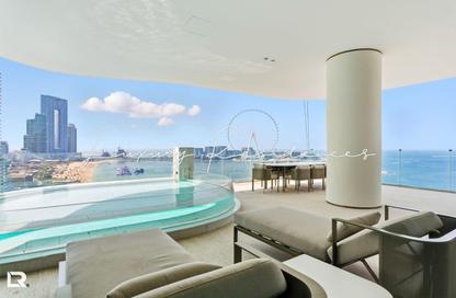 Apartment - 4 Bedrooms - 5 Bathrooms for rent in sensoria at Five Luxe - Jumeirah Beach Residence - Dubai