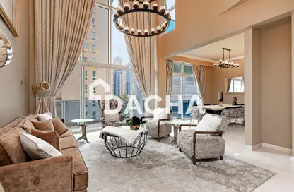 Apartment - 3 Bedrooms - 3 Bathrooms for sale in Emerald Residence - Dubai Marina - Dubai