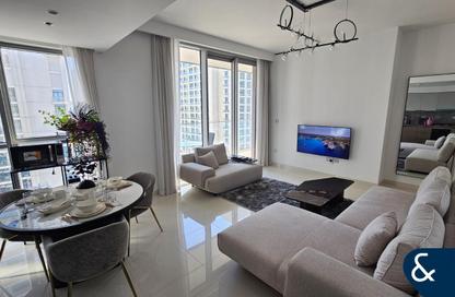 Apartment - 1 Bedroom - 1 Bathroom for rent in Beach Isle Tower 1 - Beach Isle - Emaar Beachfront - Dubai Harbour - Dubai