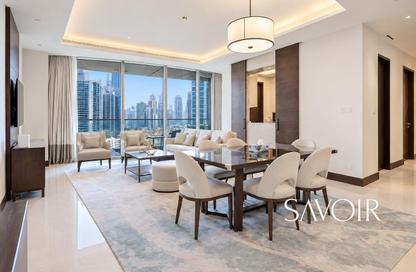 شقة - 2 - 2 للايجار في 1 فندق العنوان-سكاي فيو - أبراج العنوان سكاي فيو - وسط مدينة دبي - دبي
