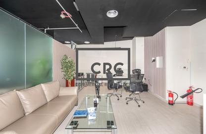 Office Space - Studio - 1 Bathroom for rent in I Rise Tower - Barsha Heights (Tecom) - Dubai