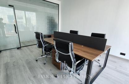 Office Space - Studio - 1 Bathroom for rent in The Prism - Business Bay - Dubai