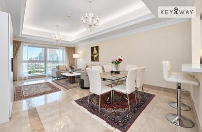 Apartment - 1 - 2 for rent in The Fairmont Palm Residence South - The Fairmont Palm Residences - Palm Jumeirah - Dubai