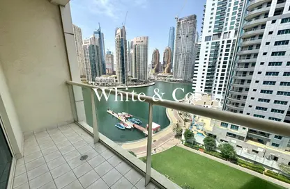 Apartment - Studio - 1 Bathroom for rent in Marina View Tower A - Marina View - Dubai Marina - Dubai