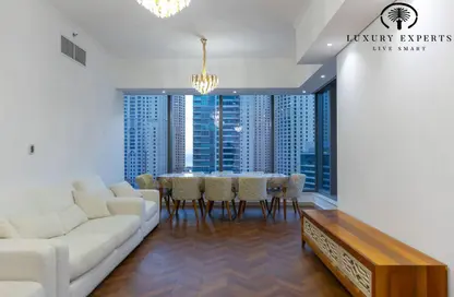 شقة - 2 غرف نوم - 2 حمامات للايجار في A برج سيلفرين - سيلفيرين - دبي مارينا - دبي