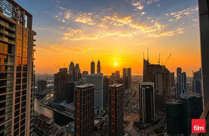 Apartment - 1 Bedroom - 2 Bathrooms for sale in Peninsula Four - Peninsula - Business Bay - Dubai