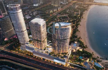 شقة - غرفة نوم - 2 حمامات للبيع في أبراج بالم بيتش 3 - أبراج بالم بيتش - نخلة جميرا - دبي