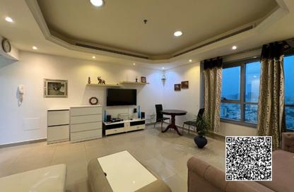 Apartment - 1 - 1 for sale in Corniche Tower - Ajman Corniche Road - Ajman