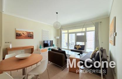 Apartment - 2 - 3 for rent in Al Das - Shoreline Apartments - Palm Jumeirah - Dubai