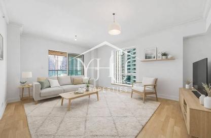 Apartment - 2 Bedrooms - 2 Bathrooms for rent in Al Fairooz Tower - Dubai Marina Towers - Dubai Marina - Dubai