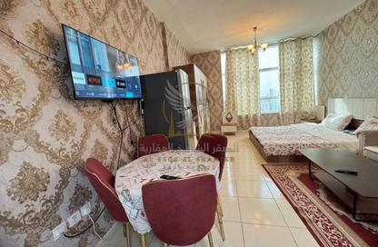 Apartment - Studio - 1 for rent in Orient Tower 1 - Orient Towers - Al Bustan - Ajman