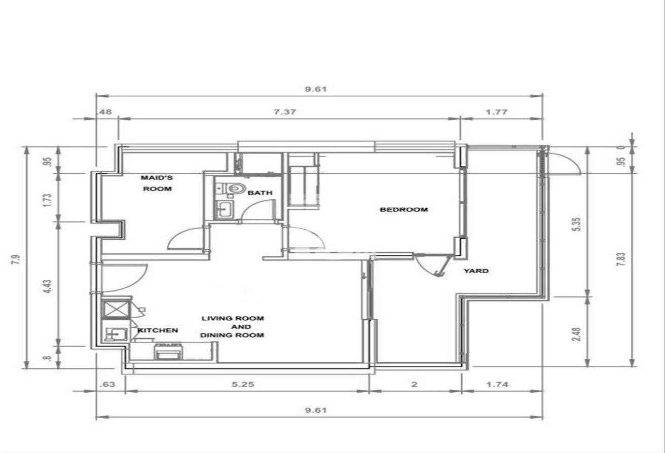 Large Size Terrace 1 Bed + Study - 6 Cheques photo 11