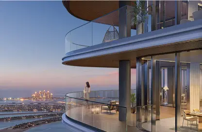 Apartment - 2 Bedrooms - 2 Bathrooms for sale in Seapoint Tower 2 - Seapoint - Emaar Beachfront - Dubai Harbour - Dubai