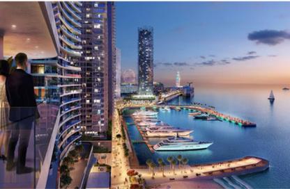 شقة - 2 غرف نوم - 2 حمامات للبيع في برج Seapoint 2 - سي بوينت - إعمار بيتشفرونت - دبي هاربور - دبي