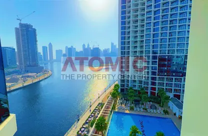 Apartment - 1 Bathroom for rent in Damac Maison Prive B - Damac Maison Prive - Business Bay - Dubai