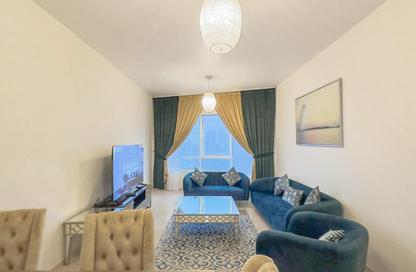 Apartment - 3 Bedrooms - 3 Bathrooms for rent in Beach Tower 1 - Al Khan Lagoon - Al Khan - Sharjah