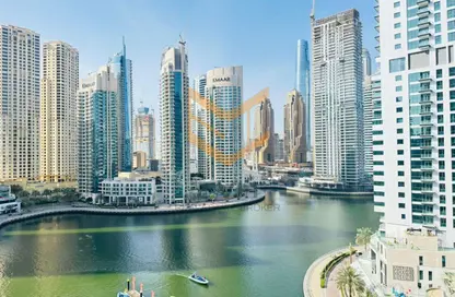 Apartment - Studio - 1 Bathroom for rent in Marina View Tower A - Marina View - Dubai Marina - Dubai
