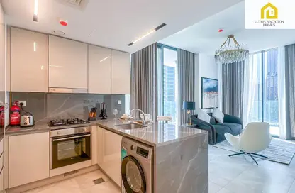 Apartment - 1 Bedroom - 2 Bathrooms for rent in The Paragon by IGO - Business Bay - Dubai