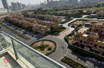 شقة - غرفة نوم - 2 حمامات للايجار في برج الجولف - مدينة دبي الرياضية - دبي