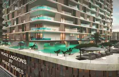 Apartment - Studio - 1 Bathroom for sale in Peace Lagoons by Peace Homes - Dubai Land Residence Complex - Dubai Land - Dubai